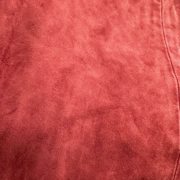 Blank NYC BlankNYC New with Tags Mens 100% Leather Red Goat Skin Bomber Jacket - Picture 7 of 7